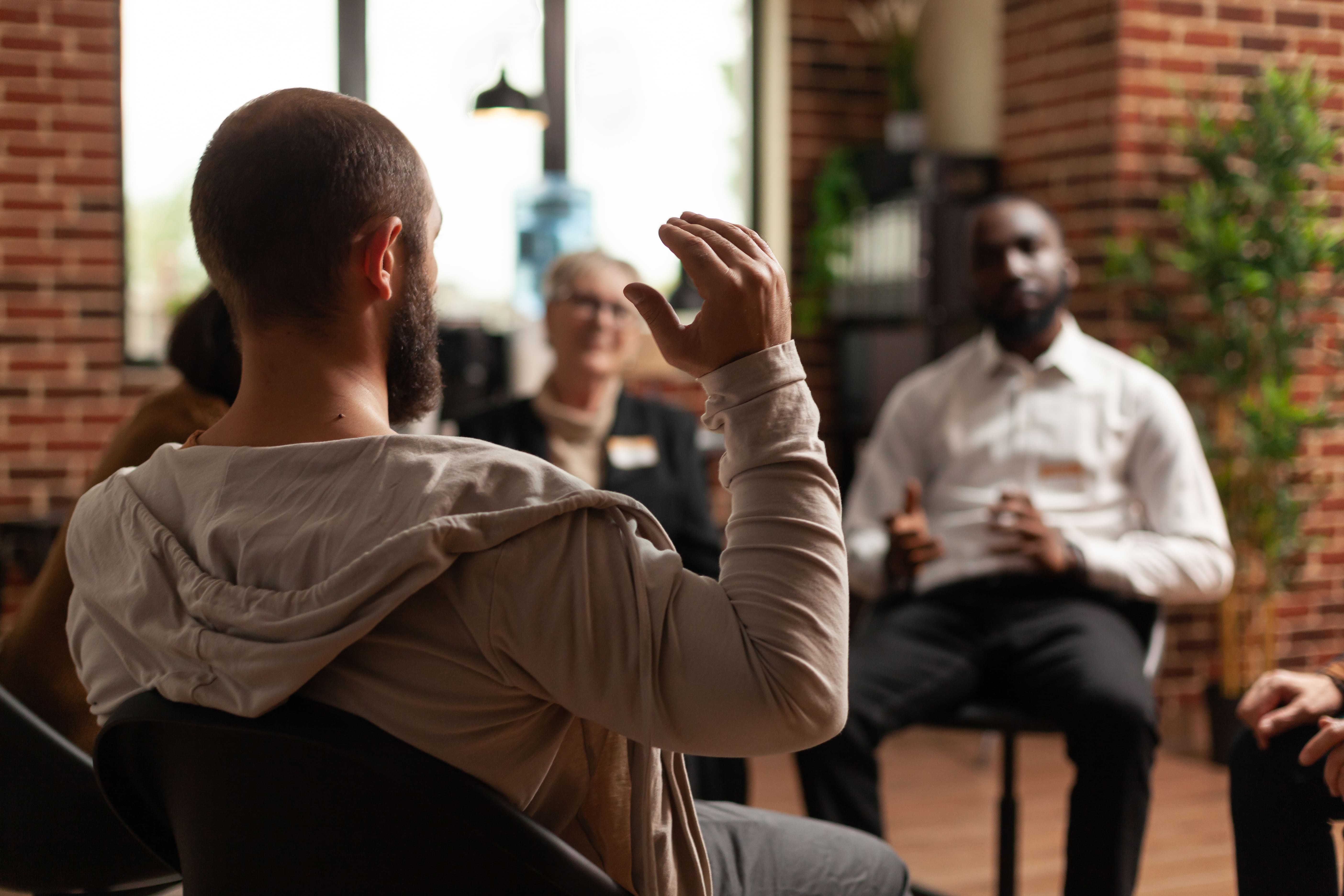 Group therapy session at Mountain Path Recovery